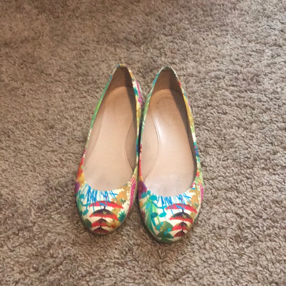 Floral loafers